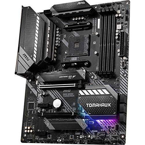 MSI MAG B550 TOMAHAWK Gaming Motherboard (AMD AM4, DDR4, PCIe 4.0, SATA 6Gb/s, M.2, USB 3.2 Gen 2, HDMI/DP, ATX, AMD Ryzen 5000 Series processors)