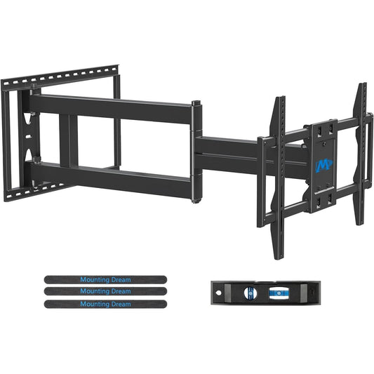 Mounting Dream Long Arm TV Wall Mount for Most 42-90 Inch TV, 40 Inch Extension TV Mount Swivel and Tilt, Full Motion Mount Fits Max VESA 800x400mm, 150 lbs. Loading, 16”,18”, 24” Studs