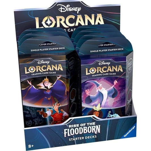 Ravensburger Disney - Lorcana - Trading Cards Boite de 8 Starters Vague 2 - UK