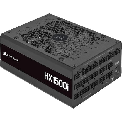 Corsair HX1500i, HXi Series, 80 PLUS Platinum Fully Modular Ultra-Low Noise ATX Digital Power Supply (Triple EPS12V Connectors, 140mm Fluid Dynamic Bearing Fan, Zero RPM Fan Mode) Black