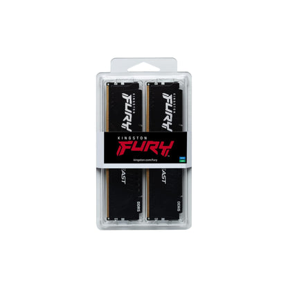 Kingston FURY Beast 32GB (2x16GB) 5200MT/s DDR5 CL40 Kit of 2 Desktop Memory KF552C40BBK2-32