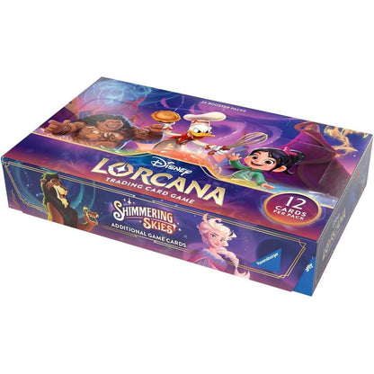 Ravensburger Disney Lorcana TCG: Shimmering Skies Booster Pack Display for Ages 8 and Up