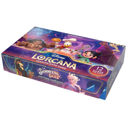 Ravensburger Disney Lorcana TCG: Shimmering Skies Booster Pack Display for Ages 8 and Up