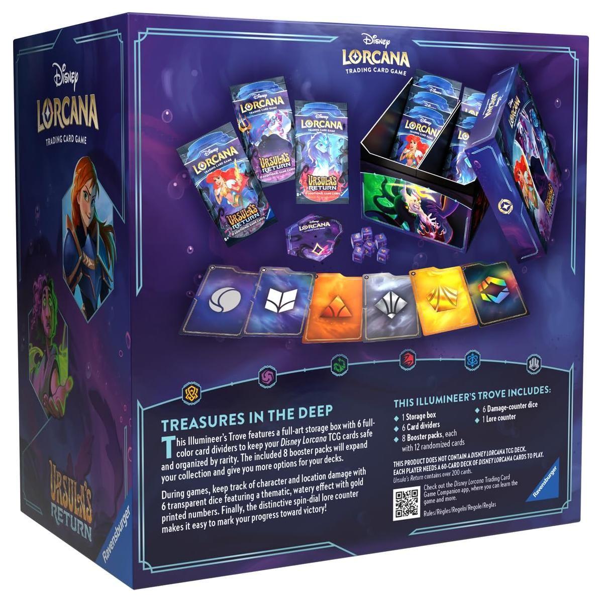 Ravensburger Disney Lorcana TCG: Ursula's Return Illumineer's Trove for Ages 8 and Up