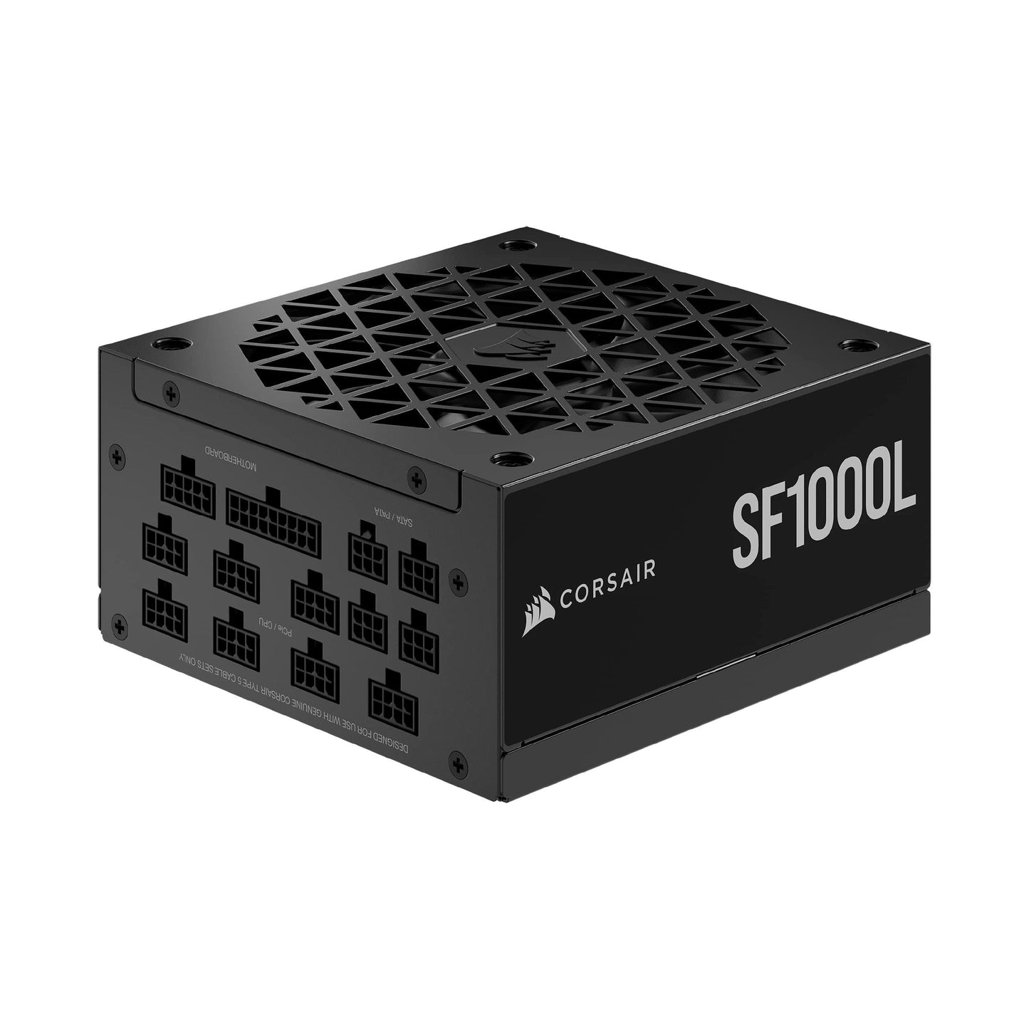 Corsair 1000W Fully Modular SFX Power Supply - ATX 3.0, PCIe 5.0, Quiet 120mm Fan, 80 Plus Gold, Zero RPM Mode, 105°C Capacitors - Black (Renewed)