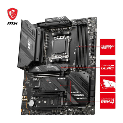 MSI MAG X670E Tomahawk WiFi Motherboard AMD X670 Socket AM5 ATX