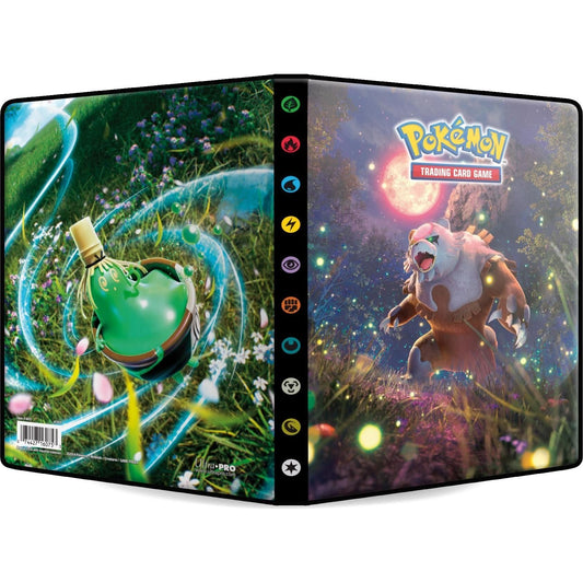 Ultra Pro - Asmodee - Pokémon - Scarlet and Purple Masquerade Twilight (EV06): Pokemon Card Holder - Capacity: 80 Cards - Board Games - Accessory for Trading Cards