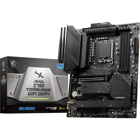 MSI MAG Z790 Tomahawk WiFi DDR4 Gaming Motherboard (Supports 12th/13th Gen Intel Processors, LGA 1700, DDR4, PCIe 5.0, M.2, 2.5Gbps LAN, USB 3.2 Gen2, Wi-Fi 6E, ATX)