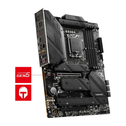 MSI MAG Z790 Tomahawk WiFi Gaming Motherboard (Supports 12th/13th/14th Gen Intel Processors, LGA 1700, DDR5, PCIe 5.0, M.2, 2.5Gbps LAN, USB 3.2 Gen2, HDMI/DP, Wi-Fi 6E, Bluetooth 5.3, ATX)