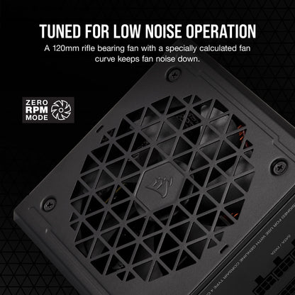 Corsair RM750e (2023) Fully Modular Low-Noise Power Supply - ATX 3.0 & PCIe 5.0 Compliant - 105°C-Rated Capacitors - 80 Plus Gold Efficiency - Modern Standby Support - Black