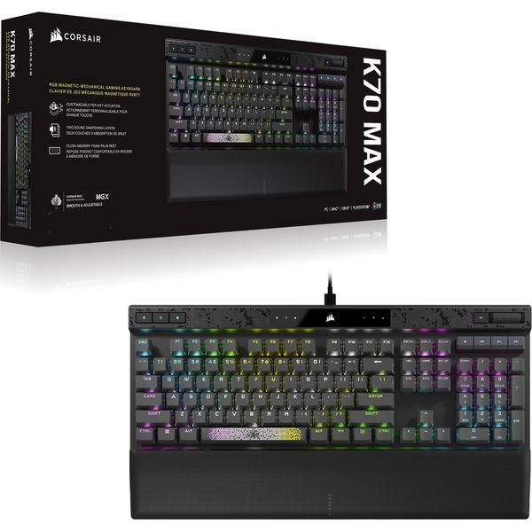 CORSAIR K70 MAX RGB Magnetic-Mechanical Wired Gaming Keyboard 