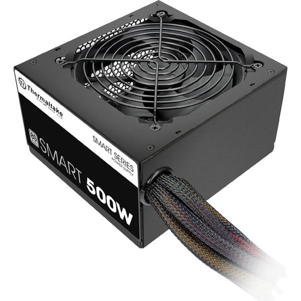 Thermaltake Smart 500W 80+ White Certified PSU, Continuous Power with 120mm Ultra Quiet Cooling Fan, ATX 12V V2.3/EPS 12V Active PFC Power Supply PS-SPD-0500NPCWUS-W - Select Tronix